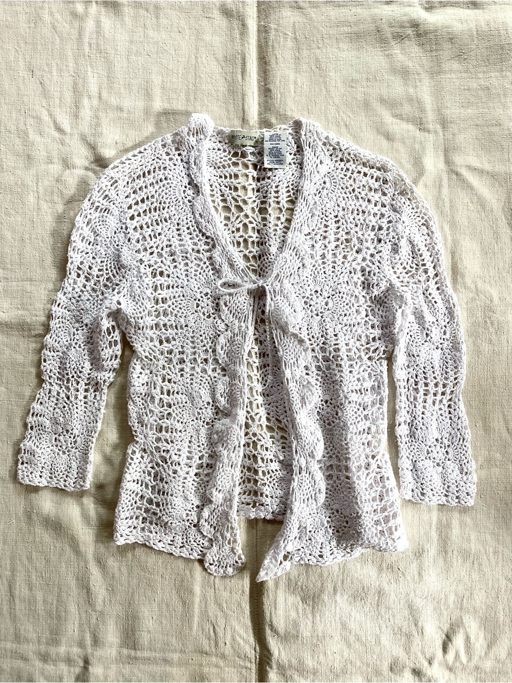 VTG Cotton Crochet Cardigan